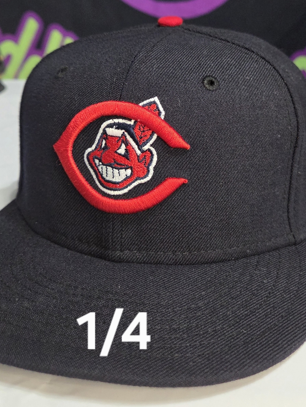 New Era 7 1/4 - Chief Wahoo Cleveland Indians